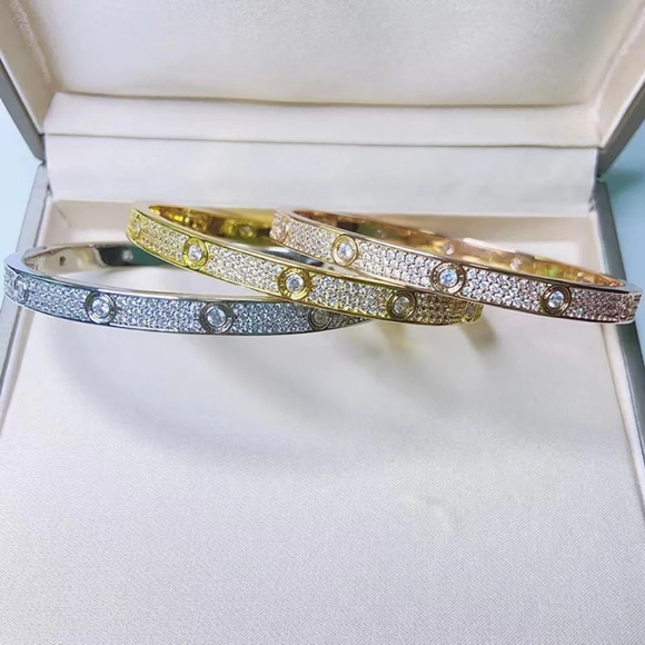 18k gold diamond bracelet - Picture 3 of 7